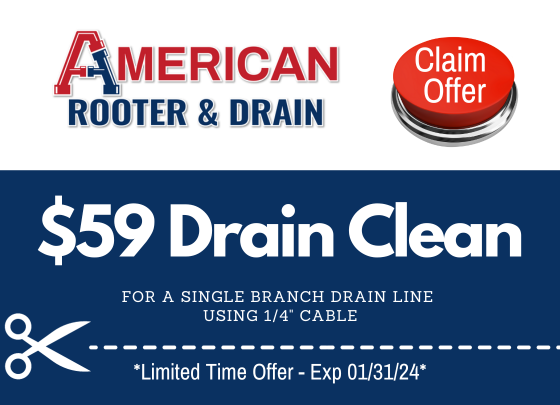 $59 Drain Cleaning Coupon